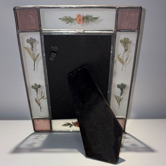 Floral Stained Glass Picture Frame - Picture 8 of 8
